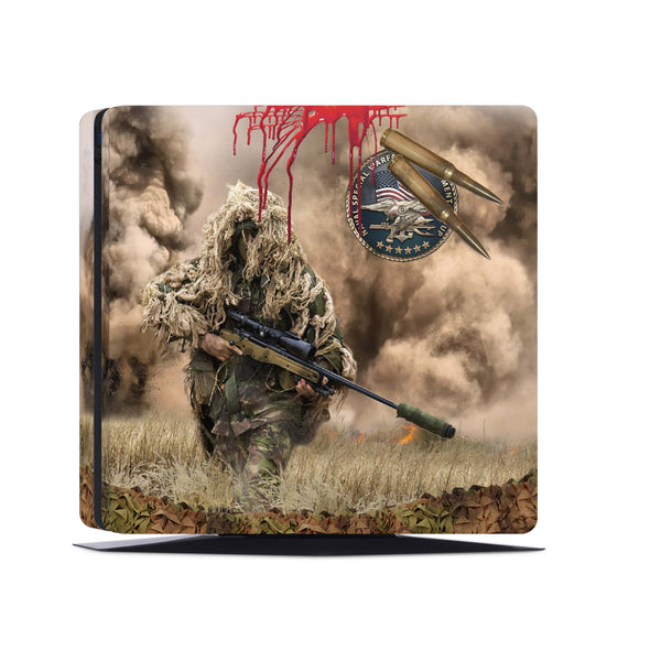 PS4 Skin Decals - Sharp Shooter - Full Wrap Vinyl Sticker - ZoomHitskins