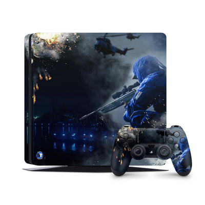 PS4 Skin Decals - Sniper - Full Wrap Vinyl Sticker - ZoomHitskins