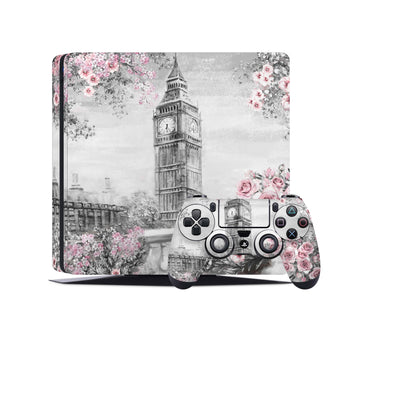 PS4 Skin Decals - London Painting - Full Wrap Vinyl Sticker - ZoomHitskins