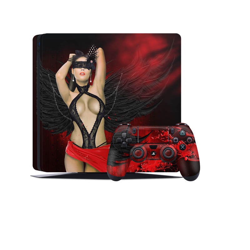 PS4 Skin Decals - Sexy Girl - Full Wrap Vinyl Sticker