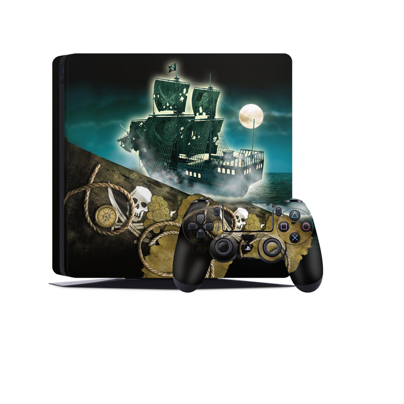 PS4 Skin Decals - Pirate - Full Wrap Vinyl Sticker