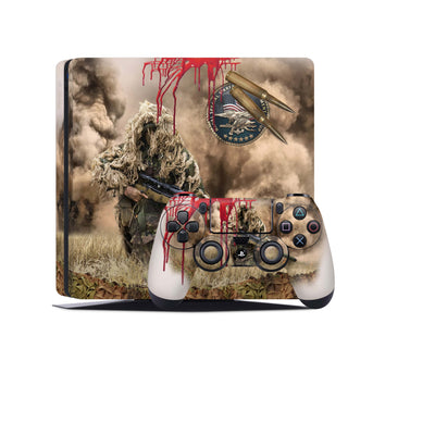 PS4 Skin Decals - Sharp Shooter - Full Wrap Vinyl Sticker - ZoomHitskins