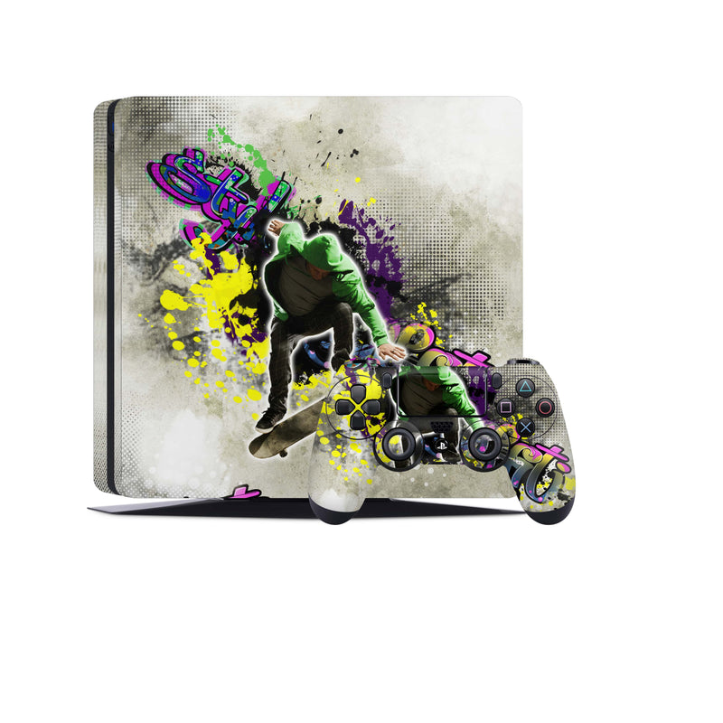 PS4 Skin Decals - Skater - Full Wrap Vinyl Sticker