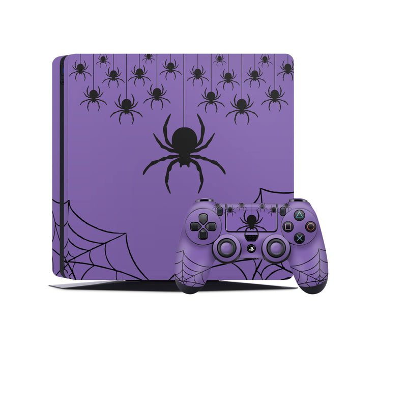 PS4 Skin Decals - Scary Spider - Full Wrap Vinyl Sticker