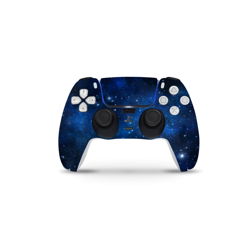 PS5 Controller Skin Decals - Blue Astral - Wrap Vinyl Sticker - ZoomHitskins