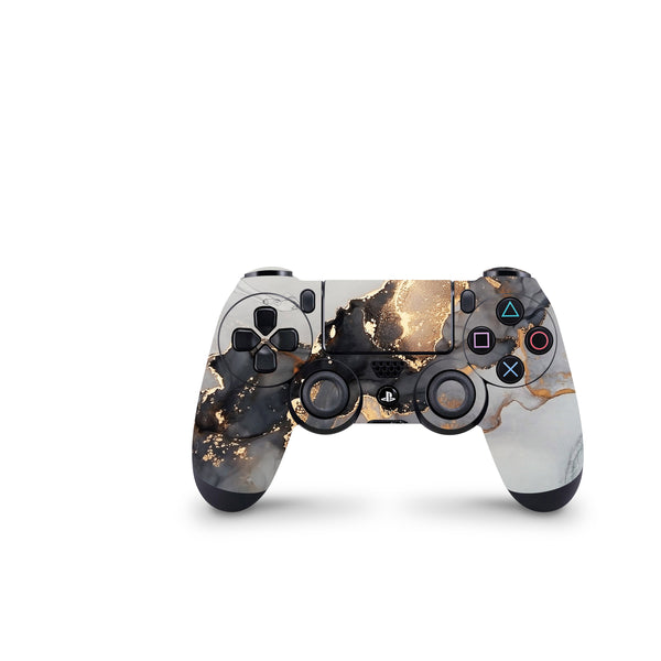 PS4 Skin Decals - Marble Gold - Full Wrap Sticker - ZoomHitskins