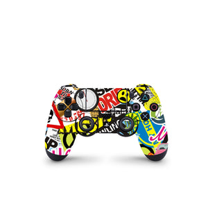 PS4 Controller Skin Decals - Graffiti - Full Wrap Vinyl - ZoomHitskins