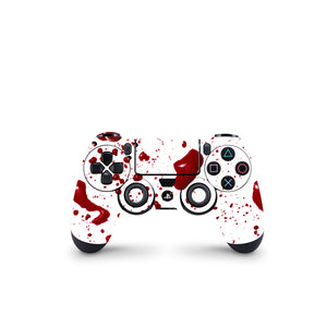 PS4 Controller Skin Decals - Blood Splash - Full Wrap Vinyl - ZoomHitskins