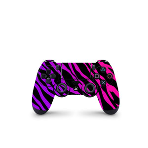 PS4 Controller Skin Decals - Zebra - Full Wrap Vinyl - ZoomHitskins