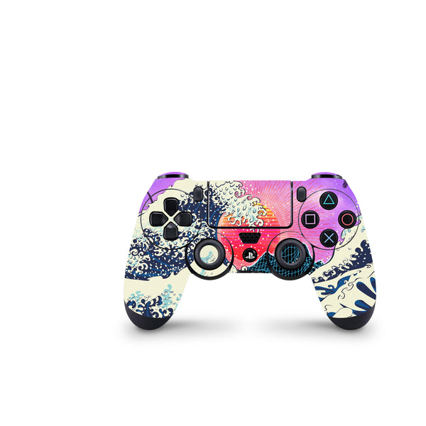 PS4 Skin Decals - WAVES - Full Wrap Vinyl Sticker - ZoomHitskins