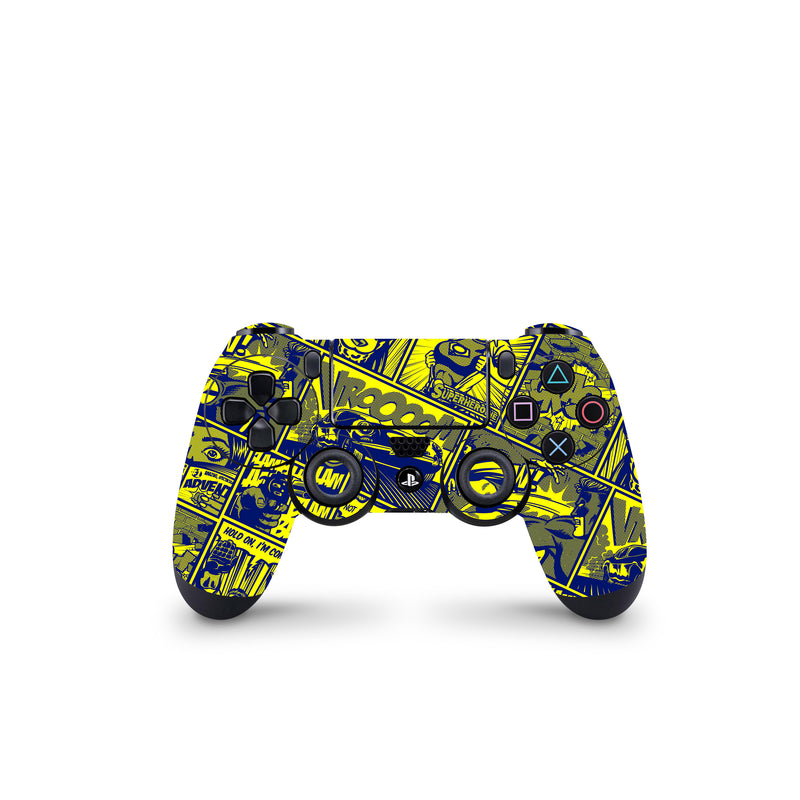 PS4 Controller Skin Decals - Comic Book - Full Wrap vinyl - ZoomHitskins