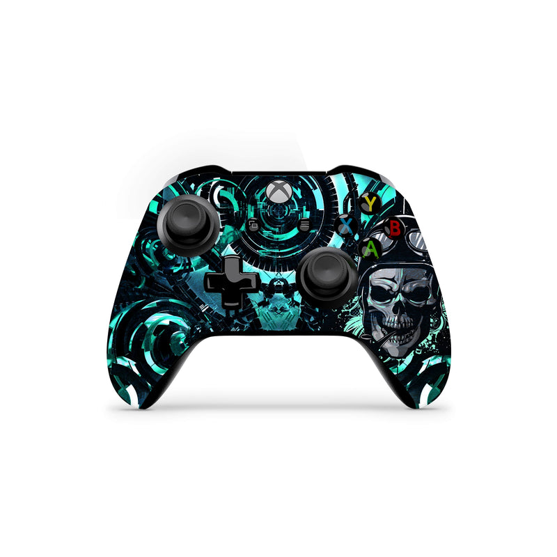 Xbox One Controller Skin Decals - Smoking Skull - Wrap Vinyl Sticker - ZoomHitskins