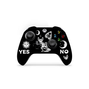 Xbox One Controller Skin Decals - Black Ouija - Wrap Vinyl Sticker - ZoomHitskins