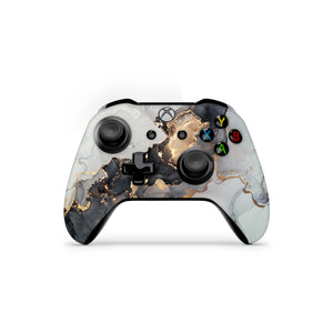 Xbox One Controller Skin Decals - Golden Black  - Wrap Vinyl Sticker - ZoomHitskins