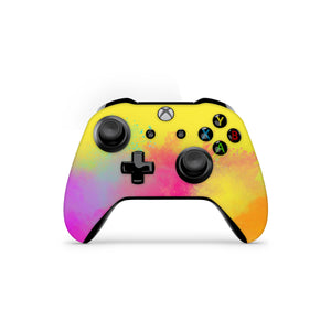 Xbox One Controller Skin - Yellow Neon - Wrap Vinyl Sticker - ZoomHitskins