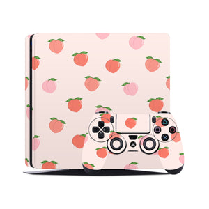 PS4 Skin Decals - Peachs - Full Wrap Vinyl Sticker - ZoomHitskins