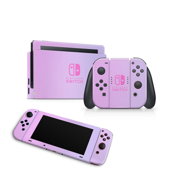 Nintndo Switch Skin Decals - Rose And Lilac - Wrap Vinyl Sticker - ZoomHitskins