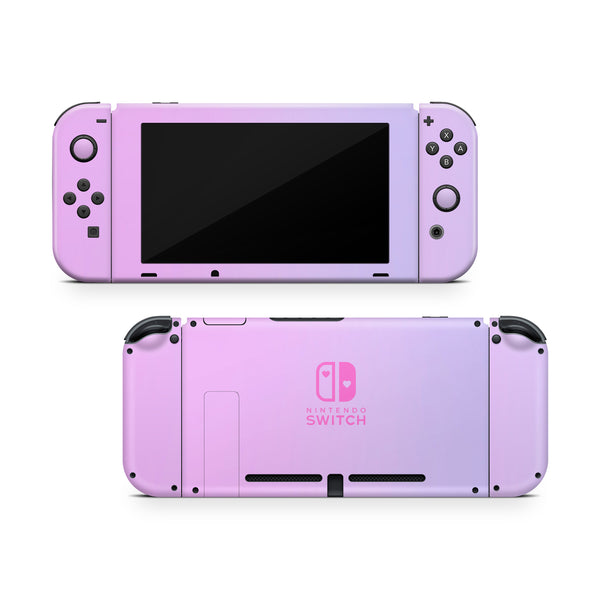 Nintndo Switch Skin Decals - Rose And Lilac - Wrap Vinyl Sticker - ZoomHitskins