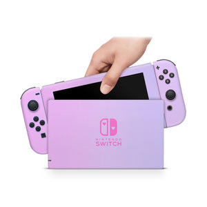 Nintndo Switch Skin Decals - Rose And Lilac - Wrap Vinyl Sticker - ZoomHitskins