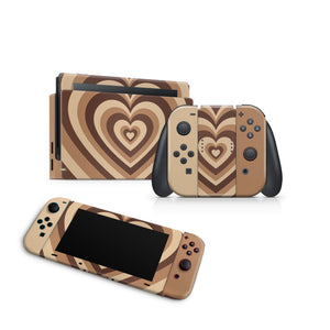 Nintendo Switch Skin Decals - Heart - Wrap Vinyl Sticker - ZoomHitskins