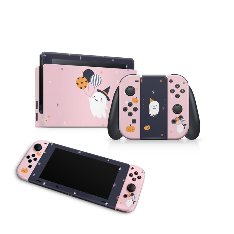 Nintendo Switch Oled Skin Decals - Spooky - Wrap Vinyl Sticker