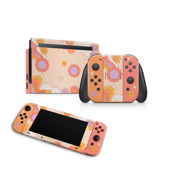 Nintendo Switch Skin Decals -  Hippie - Wrap Vinyl Sticker