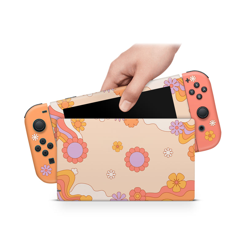 Nintendo Switch Skin Decals -  Hippie - Wrap Vinyl Sticker