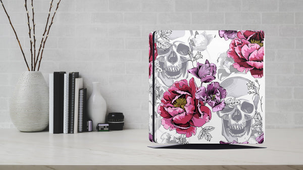 PS4 Skin Decals - Cranium Rose - Full Wrap Sticker - ZoomHitskin