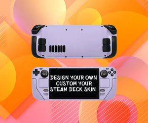Steam Deck Customizable Premium Skin - Create Your Own Design - Wrap Vinyl Sticker