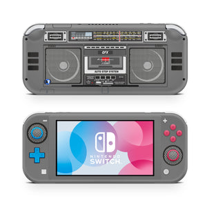 Nintendo Switch Lite Skin Decals - Radio Vintage - Full Wrap Vinyl Sticker - ZoomHitskins