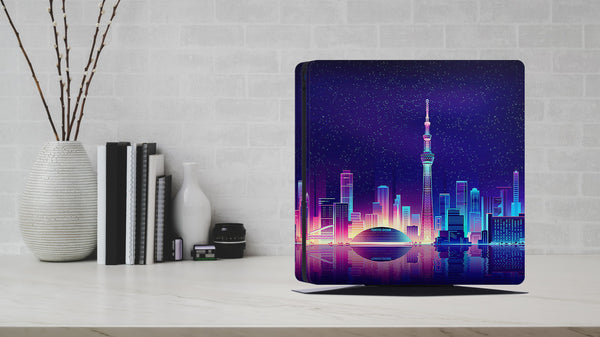 PS4 Skin Decals - Tokyo - Full Wrap Vinyl Sticker - ZoomHitskins