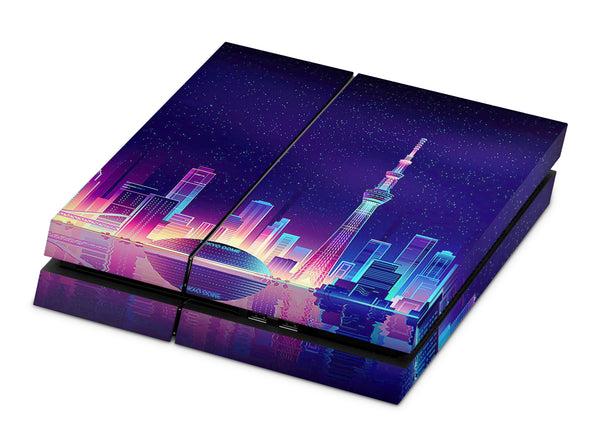 PS4 Skin Decals - Tokyo - Full Wrap Vinyl Sticker - ZoomHitskins