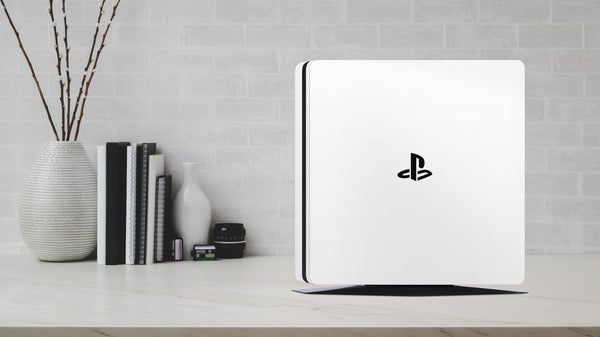 PS4 Skin Decals - White - Full Wrap Vinyl Sticker - ZoomHitskins