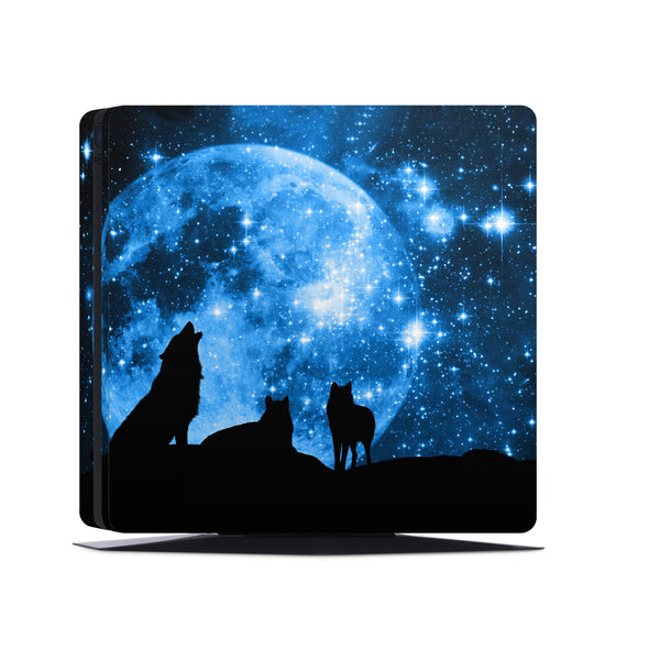 PS4 Skin Decals - Wolfs - Full Wrap Vinyl Sticker - ZoomHitskins
