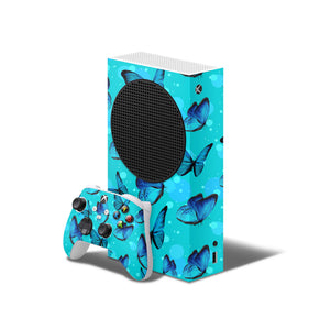 Xbox Series S Skin Decals - Butterfly - Wrap Vinyl Sticker - ZoomHitskins