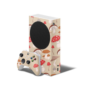 Mushrooms Decal For Xbox Series S Console And Controller , Full Wrap Vinyl For Xbox Series S - ZoomHitskin
