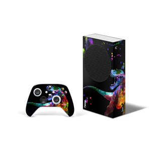 Xbox Series S Skin Decals - Dinosaur  - Wrap Vinyl Sticker - ZoomHitskins