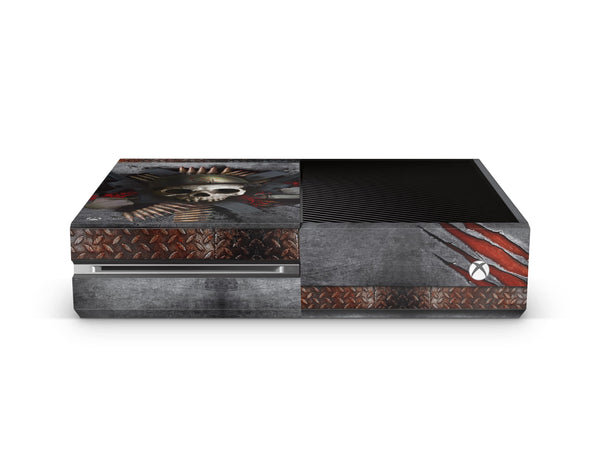 Xbox One Skin Decals - Skull Metal - Wrap Vinyl Sticker - ZoomHitskins