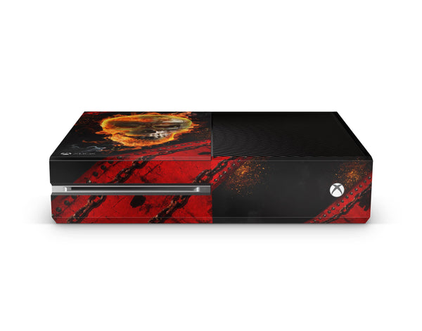 Xbox One Skin Decals - Skull Fire - Wrap Vinyl Sticker - ZoomHitskins