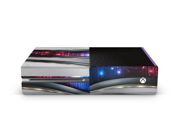 Xbox One Skin Decals - Silver flash - Wrap Vinyl Sticker - ZoomHitskins