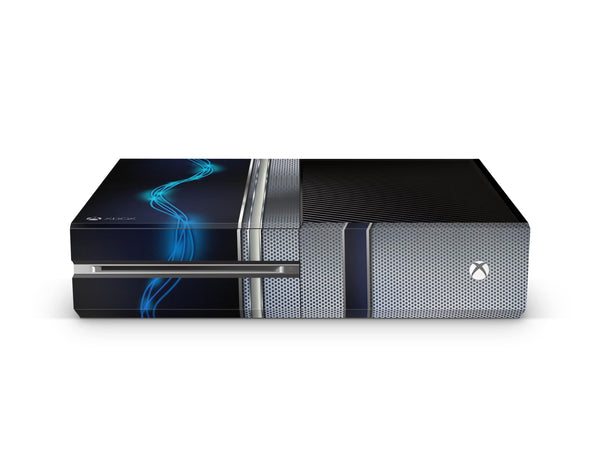 Xbox One Skin Decals - Blue Silver - Wrap Vinyl Sticker - ZoomHitskins