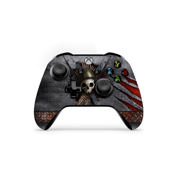 Xbox One Skin Decals - Skull Metal - Wrap Vinyl Sticker - ZoomHitskins