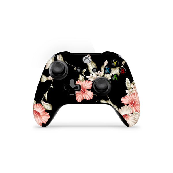Xbox One Skin Decals - Hibiscus - Wrap Vinyl Sticker - ZoomHitskins