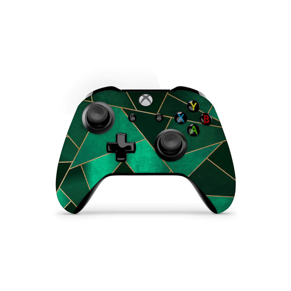 Xbox One Skin Decals - Emerald Green - Wrap Vinyl Sticker - ZoomHitskins