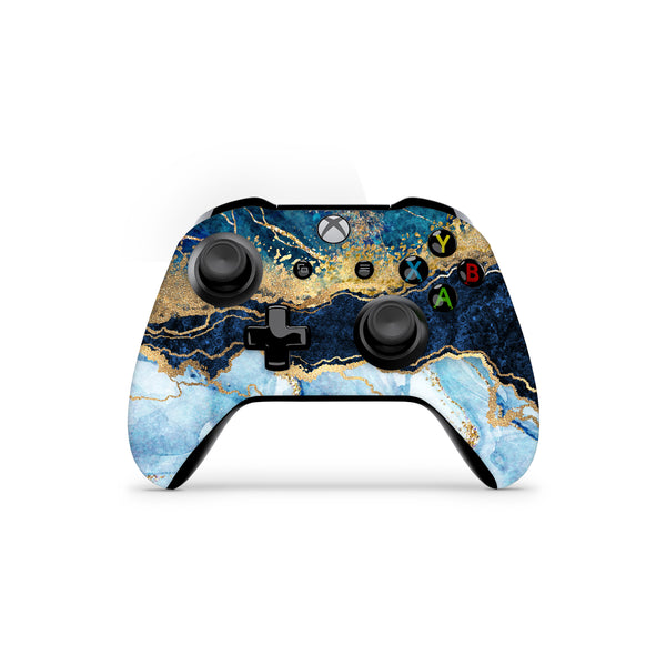 Xbox One Skin Decals - Granit Blue - Wrap Vinyl Sticker - ZoomHitskins
