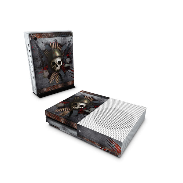 Xbox One Skin Decals - Skull Metal - Wrap Vinyl Sticker - ZoomHitskins