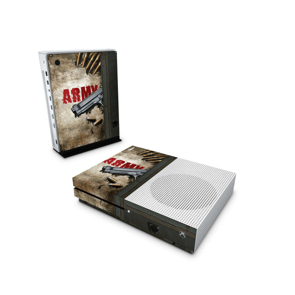 Xbox One Skin Decals - Army Gun - Wrap Vinyl Sticker - ZoomHitskins