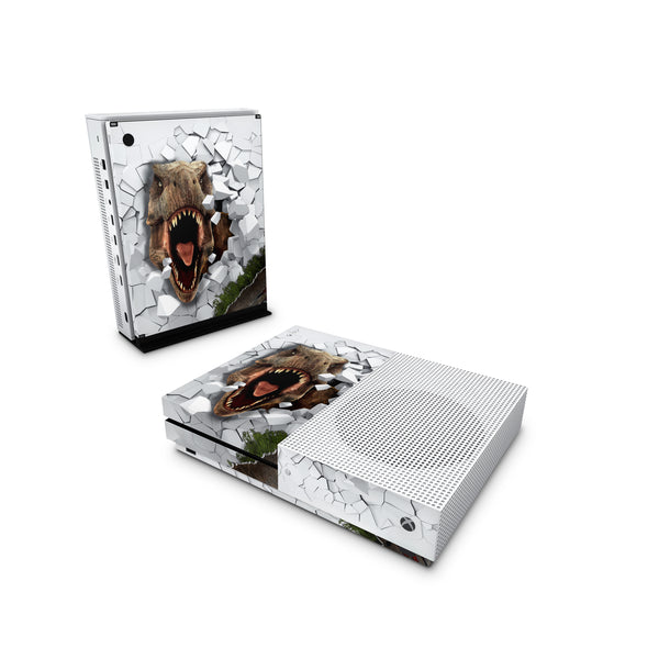 Xbox One Skin Decals - T-Rex Dinosaure - Wrap Vinyl Sticker - ZoomHitskins