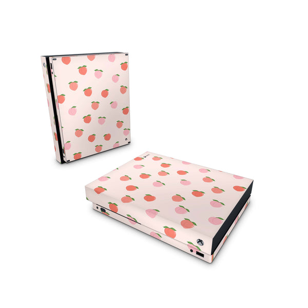 Xbox One Skin Decals - Peach Fruits - Wrap Vinyl Sticker - ZoomHitskins