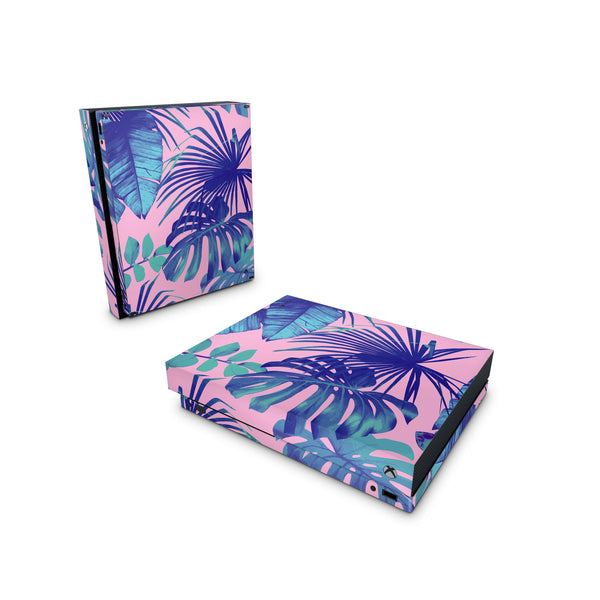Xbox One Skin Decals - Floral Tropic - Wrap Vinyl Sticker - ZoomHitskins